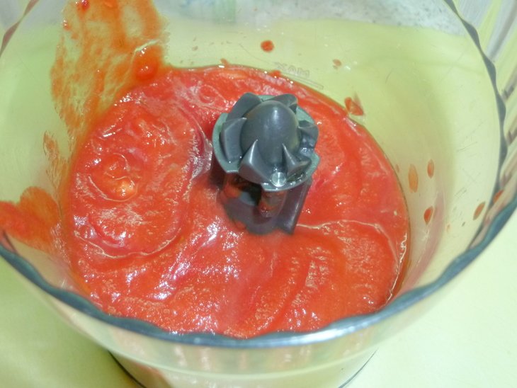 Баклажаны запеченные в томатном соусе (почти саганаки)