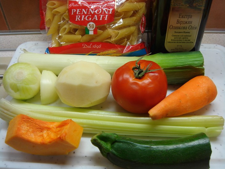 Суп минестроне с овощами за 30 минут