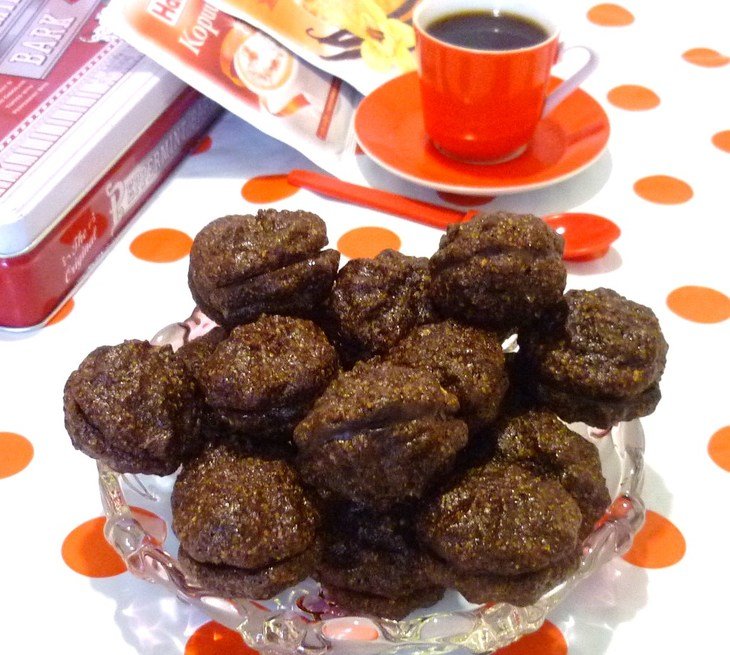 Шоколадное печенье "basi"