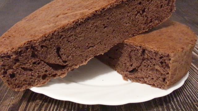 Шоколадный бисквит - простой рецепт